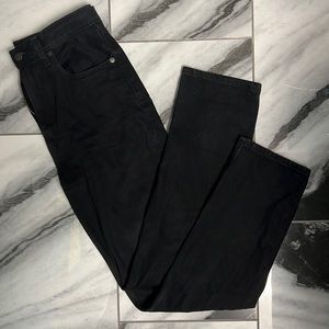 Levi’s black high slim straight jean